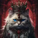 灰黑色的猫咪